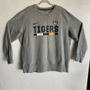 Nike Gray Tigers Crewneck Sweater
